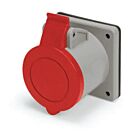 Techspan SCM530R6S 30A 220V/380V,240V/415V Red Pin and Sleeve Receptacle