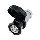 Techspan SCM560C5W 60A Black Pin and Sleeve Connector