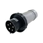 Techspan SCM560P5W 60A Black Pin and Sleeve Plug