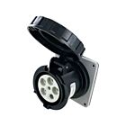 Techspan SCM560R5W 60A 347V/600V Black Pin and Sleeve Receptacle