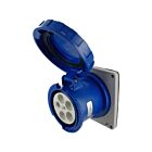 Techspan SCM560R9W 60A 120-208V Blue Pin and Sleeve Receptacle