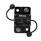 Techspan Tech-566514 15A Mini Manual Reset Circuit Breaker