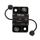 Techspan Tech-566516 25A Mini Manual Reset Circuit Breaker