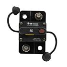 Techspan Tech-566519 50A Mini Manual Reset Circuit Breaker