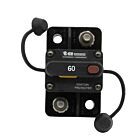 Techspan Tech-566520 60A Mini Manual Reset Circuit Breaker