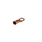 Techspan tech-662546 Copper Lugs Straight with Hole (Pack of 2)