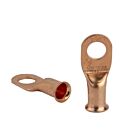 Techspan tech-662550 Copper Lugs Straight with Hole (Pack of 2)