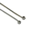 Techspan Tech-662784 Silver Cable Ties (Pack of 10)