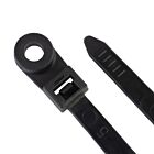 Techspan Tech-662820 Black Cable Ties (Pack of 100)