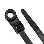 Techspan Tech-662902 Black Cable Ties (Pack of 25)