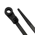 Techspan Tech-662928 Black Cable Ties (Pack of 25)