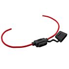 Techspan Tech-664132 Red Wire/Black Holder Fuse Holders