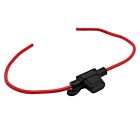 Techspan Tech-666260 Red Wire/Clear Holder Fuse Holders