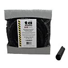 Techspan Tech-669837 UV Black Heavy-Duty Spiral Wrap
