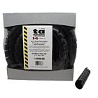 Techspan Tech-669838 UV Black Heavy-Duty Spiral Wrap