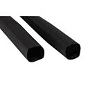 Techspan Tech-669944 Black Dual Wall, Adhesive-Lined Heat Shrink Tubing (Pack of 6)