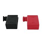 Techspan tech-692680 Black/Red Battery Terminal Covers Right Elbow