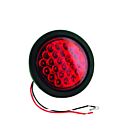 Techspan Tech-705146 Red LED 4" Round Stop/Turn/Tail Lamp