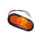 Techspan Tech-706282 Amber Incandescent Oval Mid-Turn Directional Signal Lamp