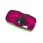 Techspan Tech-712112 Red 2"x4" Square Corner Clearance/Marker Lamp
