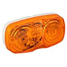 Techspan Tech-712113 Amber 2"x4" Square Corner Clearance/Marker Lamp
