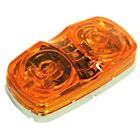 Techspan Tech-712118 Amber 2"x4" Square Corner Clearance/Marker Lamp