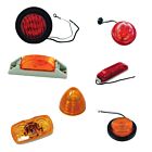 Techspan Tech-712220 Red Diodes/Clear Lens LED 2-1/2" Round Clearance/Marker Lamp