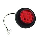 Techspan Tech-712238 Red LED 2-1/2" Round Clearance/Marker Lamp