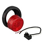 Techspan Tech-712244 Red LED 2" Round Clearance/Marker Lamp