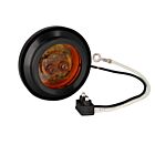 Techspan Tech-712245 Amber LED 2" Round Clearance/Marker Lamp