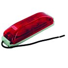Techspan Tech-712246 Red LED Rectangular (1" x 4") Clearance/Marker Lamp