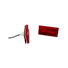 Techspan Tech-712248 Red Low-Profile Clearance/Marker Lamp