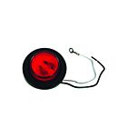 Techspan Tech-712304 Red LED 2" Round Clearance/Marker Lamp