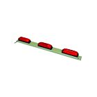 Techspan Tech-713507 Red Incandescent 3-In-A-Row Lamp