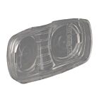 Techspan Tech-731810 Clear Replacement Clear Lens for Square Corner Clearance/Marker Lamps