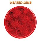 Techspan Tech-735023 Red LED 4" Round Stop/Turn/Tail Lamp