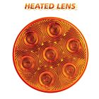 Techspan Tech-735024 Amber LED 4" Round Turn/Tail Lamp