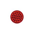 Techspan Tech-735208 Red LED 4" Round Stop/Turn/Tail Lamp