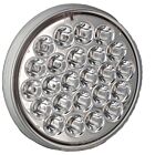 Techspan Tech-735213 Amber Diodes/Clear Lens LED 4" Round Turn/Tail Lamp