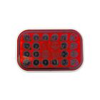 Techspan Tech-735382 Red LED Rectangular Stop/Turn/Tail Lamp