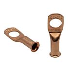 Techspan tech-762639 Copper Lugs Straight with Hole (Pack of 20)