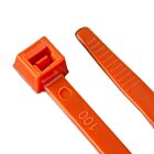 Techspan Tech-762753 Orange Cable Ties (Pack of 100)