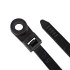 Techspan Tech-762820 Black Cable Ties (Pack of 25)