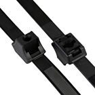 Techspan Tech-762947 Black Cable Ties (Pack of 50)
