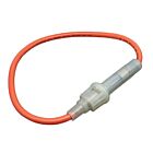 Techspan Tech-764084 Orange Wire/White Holder Fuse Holders (Pack of 25)