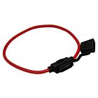 Techspan Tech-764115 Red Wire/Black Holder Fuse Holders (Pack of 25)