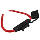 Techspan Tech-764139 Red Wire/Black Holder Fuse Holders (Pack of 25)