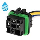 Techspan Tech-764418 Pigtail Harness (Weather-Resistant) for 4-Terminal Weather-Resistant Relays
