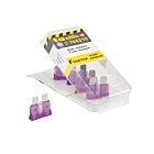Techspan Tech-766210 3A Violet Standard Blade Fuses (Pack of 5)