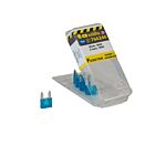 Techspan Tech-766246 15A Blue Mini Blade Fuses (Pack of 5)